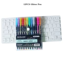 12/18/24 Colors Gel Pen Set Pastel Metallic Neon Glitter Pens For Adult Coloring Book Journals Drawing Doodling Art Markers