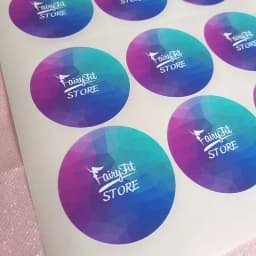 3.5/4.5/6cm Custom Sticker Round Seal Label Mutifunction DIY Customized LOGO Sticker Decorative Gifts Package Labels for Baking