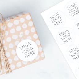 3.5/4.5/6cm Custom Sticker Round Seal Label Mutifunction DIY Customized LOGO Sticker Decorative Gifts Package Labels for Baking