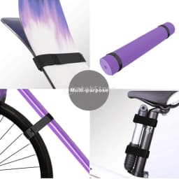 10 Pieces Adjustable Bike Rack Strap Bicycle Wheel Stabilizer Straps  Cable Cord Tie Downs Yoga Mat Bundle Straps