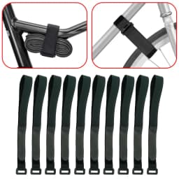 10 Pieces Adjustable Bike Rack Strap Bicycle Wheel Stabilizer Straps  Cable Cord Tie Downs Yoga Mat Bundle Straps