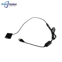Dummy Battery CGA-S005 S005E DC Coupler With USB 4.0*1.7mm Male Power Cable for Panasonic DMC-FX3 DMC-FX8 FX9 for Sigma DP3M
