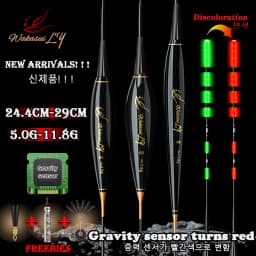 2025 Summer New Gravity Sensor Float Luminous Turn Red Fishing Float+Accessory Suit Carp Hot Sale High Sensitivity Accessories