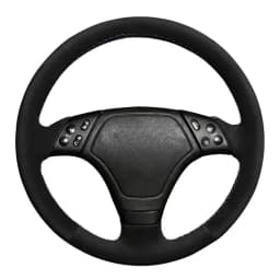 DIY Black Suede Leather Car Accessories Steering Wheel Cover For BMW E36 1996 1997-2000 E46 1998-2000 Z3 E36/7 1995 1996 1997