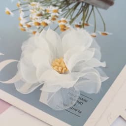 10PCS/Lot 6CM Handmade Chiffon Fabric Flowers Dress Hats Shoes Decoration Hair Accessories