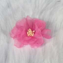 10PCS/Lot 6CM Handmade Chiffon Fabric Flowers Dress Hats Shoes Decoration Hair Accessories
