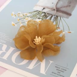 10PCS/Lot 6CM Handmade Chiffon Fabric Flowers Dress Hats Shoes Decoration Hair Accessories