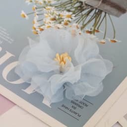 10PCS/Lot 6CM Handmade Chiffon Fabric Flowers Dress Hats Shoes Decoration Hair Accessories