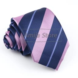 Brand New Men's Tie Red Blue Yellow Striped Plaid Jacquard Necktie Daily Wear Accessories Cravat Wedding Party Gift For A Man