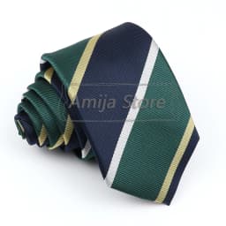 Brand New Men's Tie Red Blue Yellow Striped Plaid Jacquard Necktie Daily Wear Accessories Cravat Wedding Party Gift For A Man
