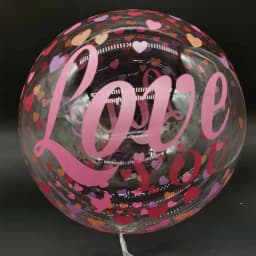 20 Inch Butterfly Printed BoBo Balloons Happy Birthday Transparent Bubble Balloon Birthday Party Baby Shower Wedding Decorations