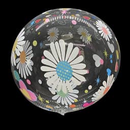 20 Inch Butterfly Printed BoBo Balloons Happy Birthday Transparent Bubble Balloon Birthday Party Baby Shower Wedding Decorations