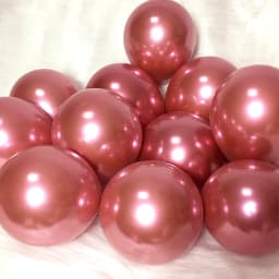 5-12Inch Gold Chrome Metal Balloon Metallic Gold Silver Latex Balloons Wedding Decoration Birthday Party Valentine's Day Cecor