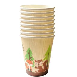 Woodland Tableware Jungle Safari Birthday Decoration Wild One 1st Bithday Party Supplies Forest Animal Paper Plates Banner