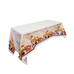 Woodland Tableware Jungle Safari Birthday Decoration Wild One 1st Bithday Party Supplies Forest Animal Paper Plates Banner