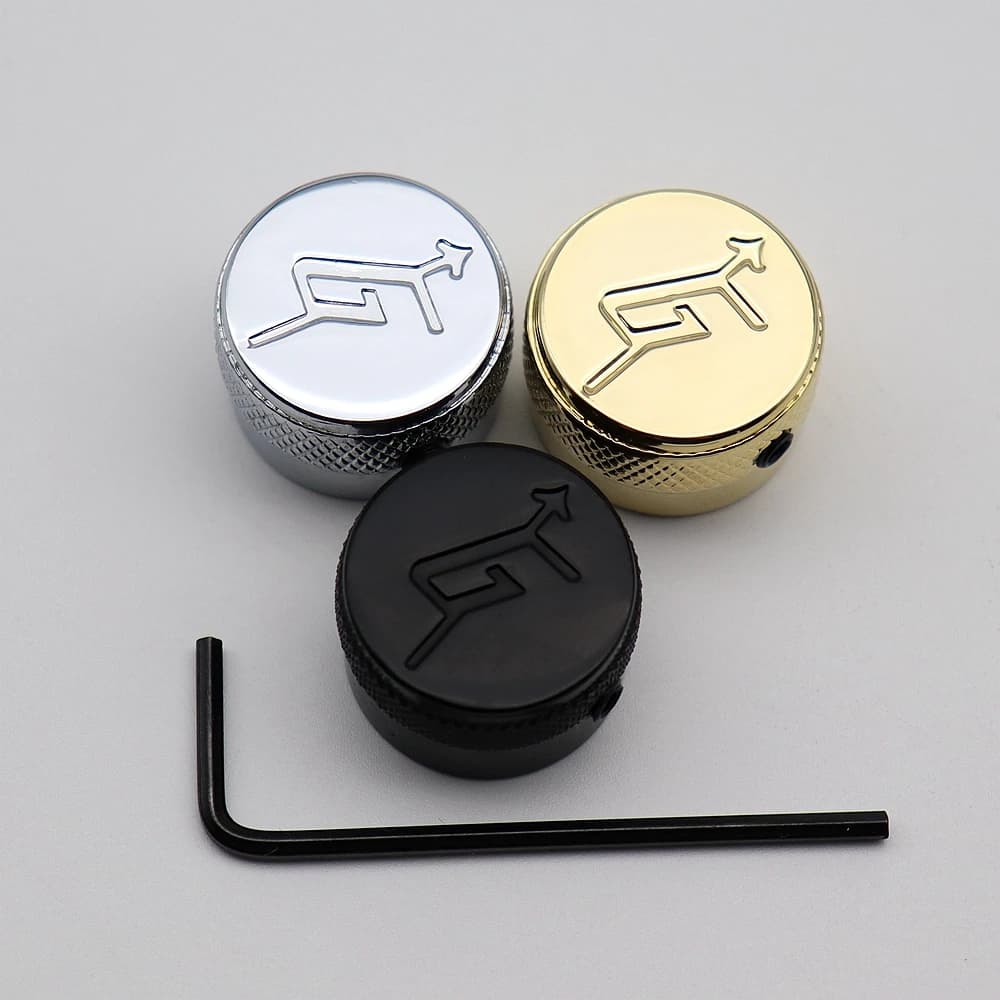 4pcs Gretsch “G” Logo Knob With Arrow Control