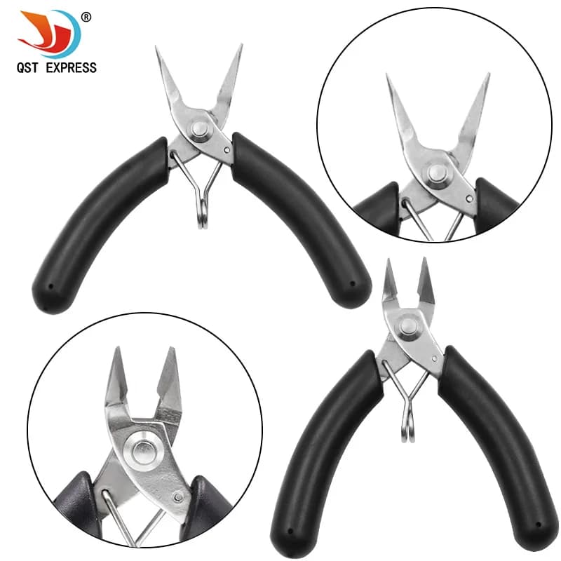 Diagonal Pliers Mini Bolt Cutters Small Soft Electronic Cutting Pliers Wire Insulators Rubber Handles Hand Tools