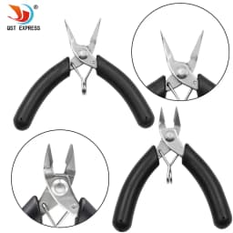 Diagonal Pliers Mini Bolt Cutters Small Soft Electronic Cutting Pliers Wire Insulators Rubber Handles Hand Tools