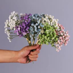 Artificial Gypsophila Small Bunch Fake Plant Wedding Bride Holding Flowers Home Garden Plastic Gypsophilas Bouquet Decoration