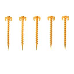5pcs Tent Nails Outdoor Camping Trip Tent Peg Ground Nails Screw Nail Stakes Pegs Plastic Sand Pegs Trip Beach Tent Stakes Pegs