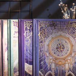 256 Page Retro Magic Castle Notebook Personalized Color Page Illustration Cute Diary Student Planner Agenda Notepad
