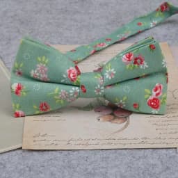 Brand New Men Fashion Retro Flower Print Bow Ties For Man Casual School Boys Cats Pattern Neck Wear Bowtie Accessories Butterfly