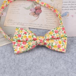 Brand New Men Fashion Retro Flower Print Bow Ties For Man Casual School Boys Cats Pattern Neck Wear Bowtie Accessories Butterfly
