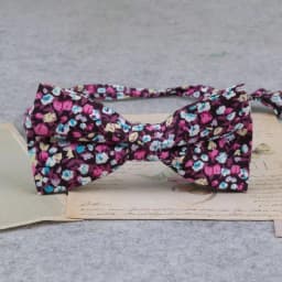 Brand New Men Fashion Retro Flower Print Bow Ties For Man Casual School Boys Cats Pattern Neck Wear Bowtie Accessories Butterfly