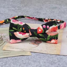 Brand New Men Fashion Retro Flower Print Bow Ties For Man Casual School Boys Cats Pattern Neck Wear Bowtie Accessories Butterfly