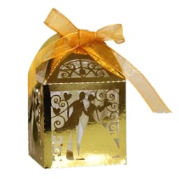 25pcs Wedding Bride Bridegroom Boutique Gift Box for Guest Favors Packaging Party Valentine's Day Gifts Wrapping Boxes Wholesale