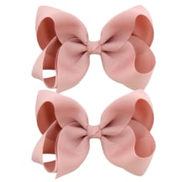 2PCS/Lot 4Inches Solid Colors Hair Bows With Hair Clips For Girls Gift Boutique Ribbon Bows DIY Hair Decor Kids Hair Accessories