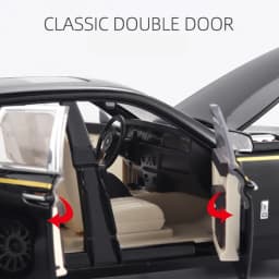 1/18 Rolls Royce Phantom Alloy Car Model Diecast & Toy Vehicles Metal Car Model Collection Simulation Sound and Light Kids Gifts