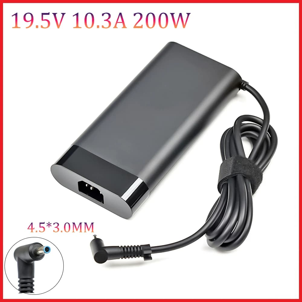 19.5V 10.3A 200W AC Laptop Power Adapter For HP ZBook 17 G5 Series, Laptop 15-dc0000 Series,TPN-DA10, L00818-850, L00895-003
