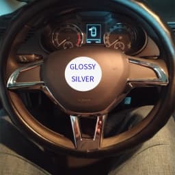 For Volkswagen Skoda Octavia A7 Kodiaq Rapid Yeti Superb ABS Chrome Accessories Car Steering Wheel Protective Cover Trim Sticker