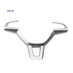 For Volkswagen Skoda Octavia A7 Kodiaq Rapid Yeti Superb ABS Chrome Accessories Car Steering Wheel Protective Cover Trim Sticker