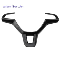 For Volkswagen Skoda Octavia A7 Kodiaq Rapid Yeti Superb ABS Chrome Accessories Car Steering Wheel Protective Cover Trim Sticker