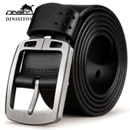 Genuine Leather Belts For Men Brand Cowhide Adjustable Strap Male Pin Buckle Fashion Vintage Jeans And Casual Pants Waistband