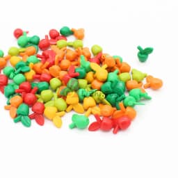 30pcs MOC Brick Compatible with 33051 Apple Food Fruit Plant DIY Building Blocks Assembles Particles Educational Figures Toys