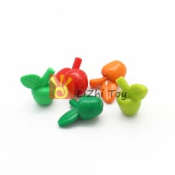 30pcs MOC Brick Compatible with 33051 Apple Food Fruit Plant DIY Building Blocks Assembles Particles Educational Figures Toys