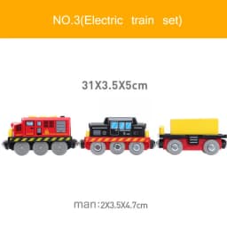 New Fire Truck Magnetic Train Car Ambulance Police Car Fire Truck Helicopter Compatible Brio Wood Track Children's Toys