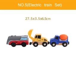 New Fire Truck Magnetic Train Car Ambulance Police Car Fire Truck Helicopter Compatible Brio Wood Track Children's Toys