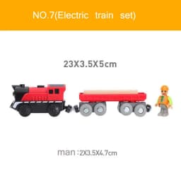 New Fire Truck Magnetic Train Car Ambulance Police Car Fire Truck Helicopter Compatible Brio Wood Track Children's Toys