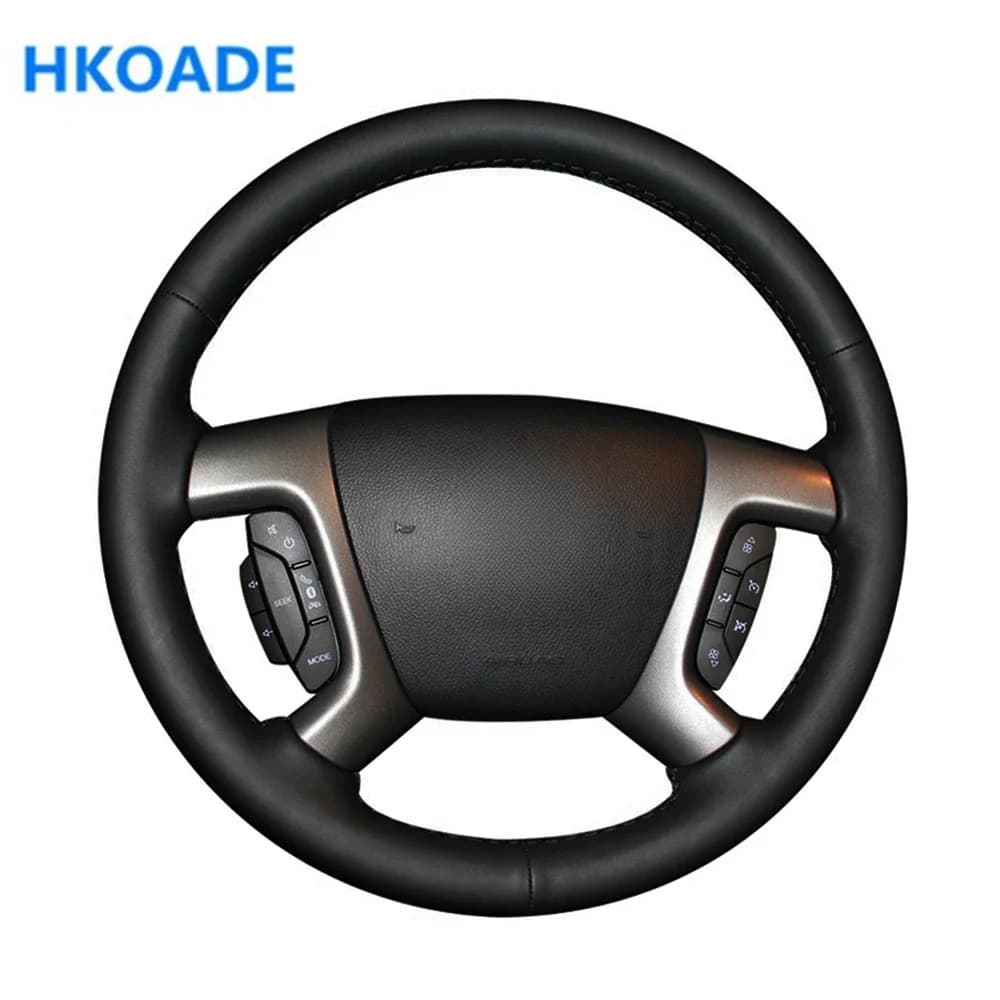 Customize DIY Micro Fiber Leather Car Steering Wheel Cover For Chevrolet Captiva 2007-2014 Silverado GMC Sierra 2007-2013 Daewoo