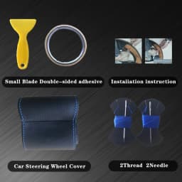 Customize DIY Micro Fiber Leather Car Steering Wheel Cover For Chevrolet Captiva 2007-2014 Silverado GMC Sierra 2007-2013 Daewoo