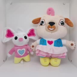 17/30cm Chip And Potato Plush Toys Cartoon Animal Pug Dog And Mouse Plushie Doll Soft Stuffed Peluche for Kids Birthday Gifts