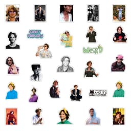 10/30/50PCS Fashion Model Star Matthew Gray Gubler Graffiti Stickers Laptop Luggage Guitar Phone American Actor Sticker Kid Toy