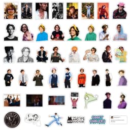 10/30/50PCS Fashion Model Star Matthew Gray Gubler Graffiti Stickers Laptop Luggage Guitar Phone American Actor Sticker Kid Toy