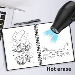 A4 Dot Grid Smart Reusable Erasable SpiralNotebook Paper Notepad Diary Journal Office School Travelers Drawing Gift