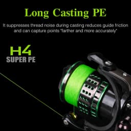 TSURINOYA 4 Weaves PE Fishing Line H4 4-8lb 150m Light Game Trout Game Long Casting 4 Strand Braided Smooth Multifilament Line