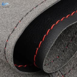 Steering Wheel Leather Cover For VW Caddy 2003-2006 Caravelle 2003-2009 Transporter T5 2006 Car Inner Steering Wheel Cover Trim